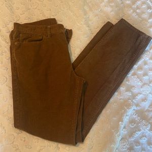 J. Crew Cord Pants 34/34 in Brown